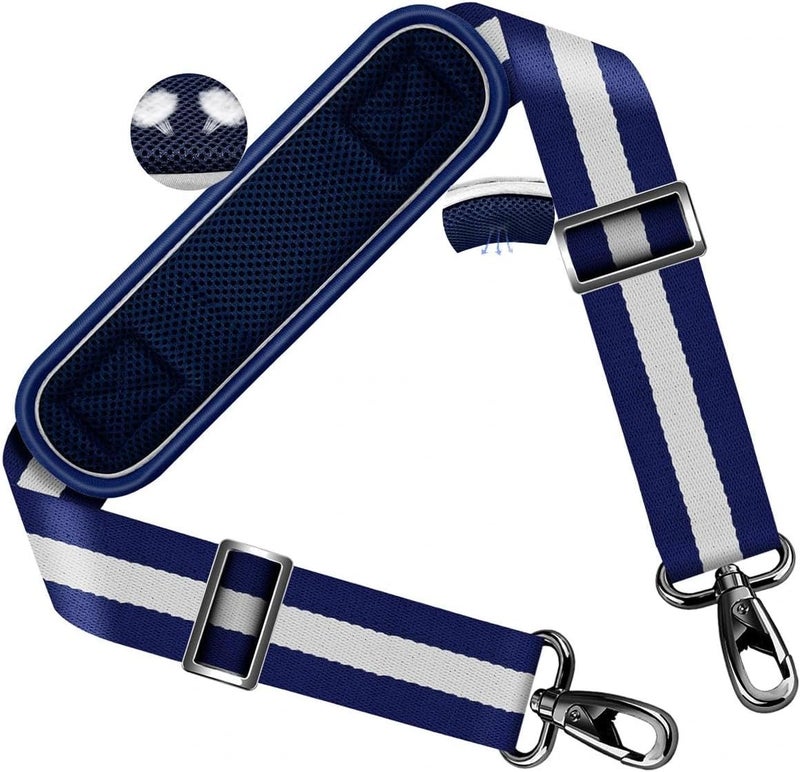ZINZ Shoulder Strap 58" Ultra-Thick Fixed Padded and Adjustable Buckles Crossbody Strap for Briefcase Laptop Bag Luggage - Image 1